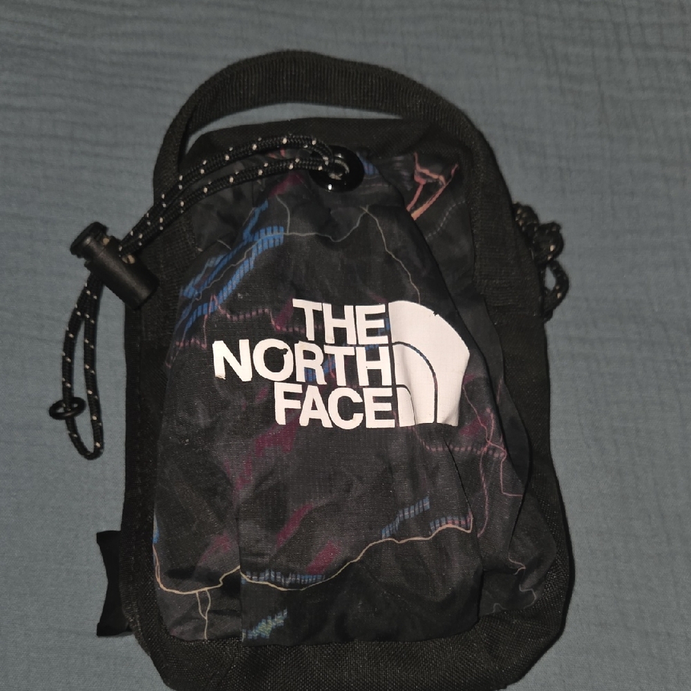 The North Face Black and Blue Belt Bag